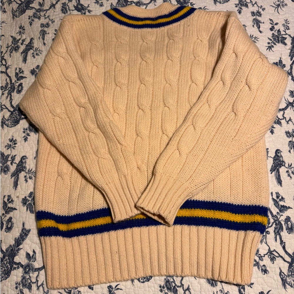 Vintage cricket sweater (wool) - Picture 3 of 4